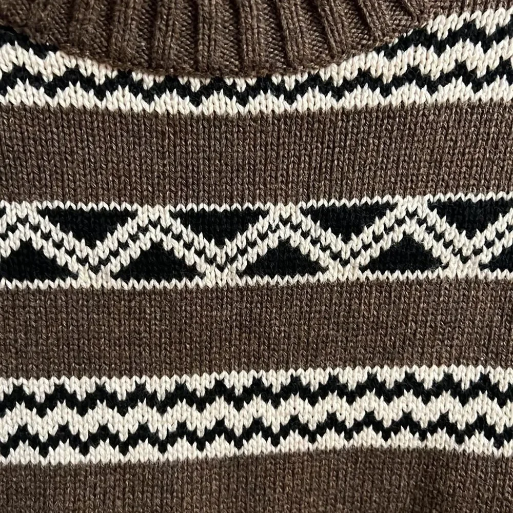 Gymboree size medium (7/8) boys brown sweater.